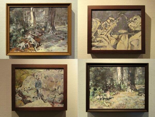 三浦猛幸展の展示作品のうち4点