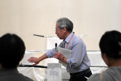 ギャラリートークのようす（展示室1）