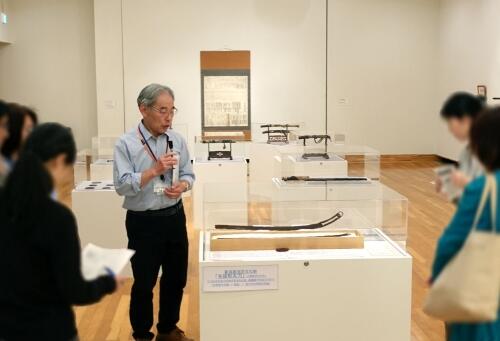 ギャラリートークのようす（展示室2）