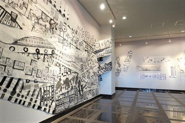 佐藤ムツ子展‗展示のようす