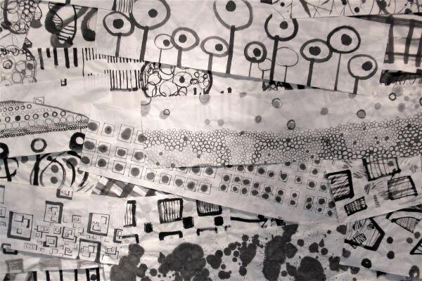 佐藤ムツ子展‗作品の一部を拡大